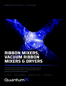 Ribbon Mixers brochure cover