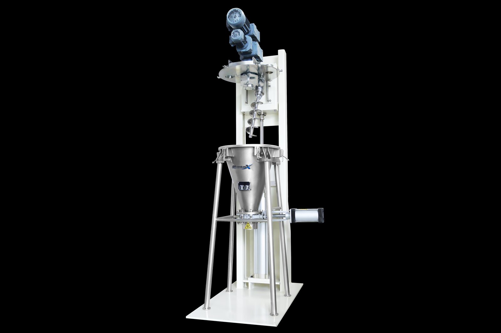 QuantumX conical screw mixer raised screw agitator