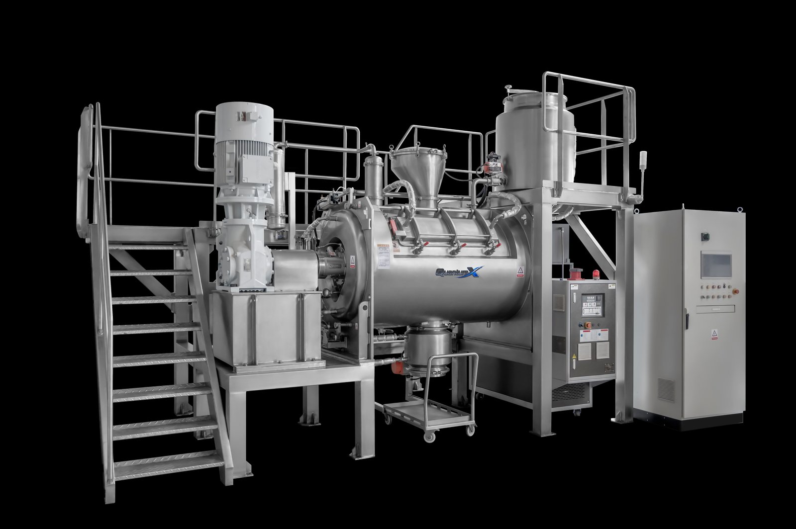 QuantumX production vacuum paddle mixer dryer system