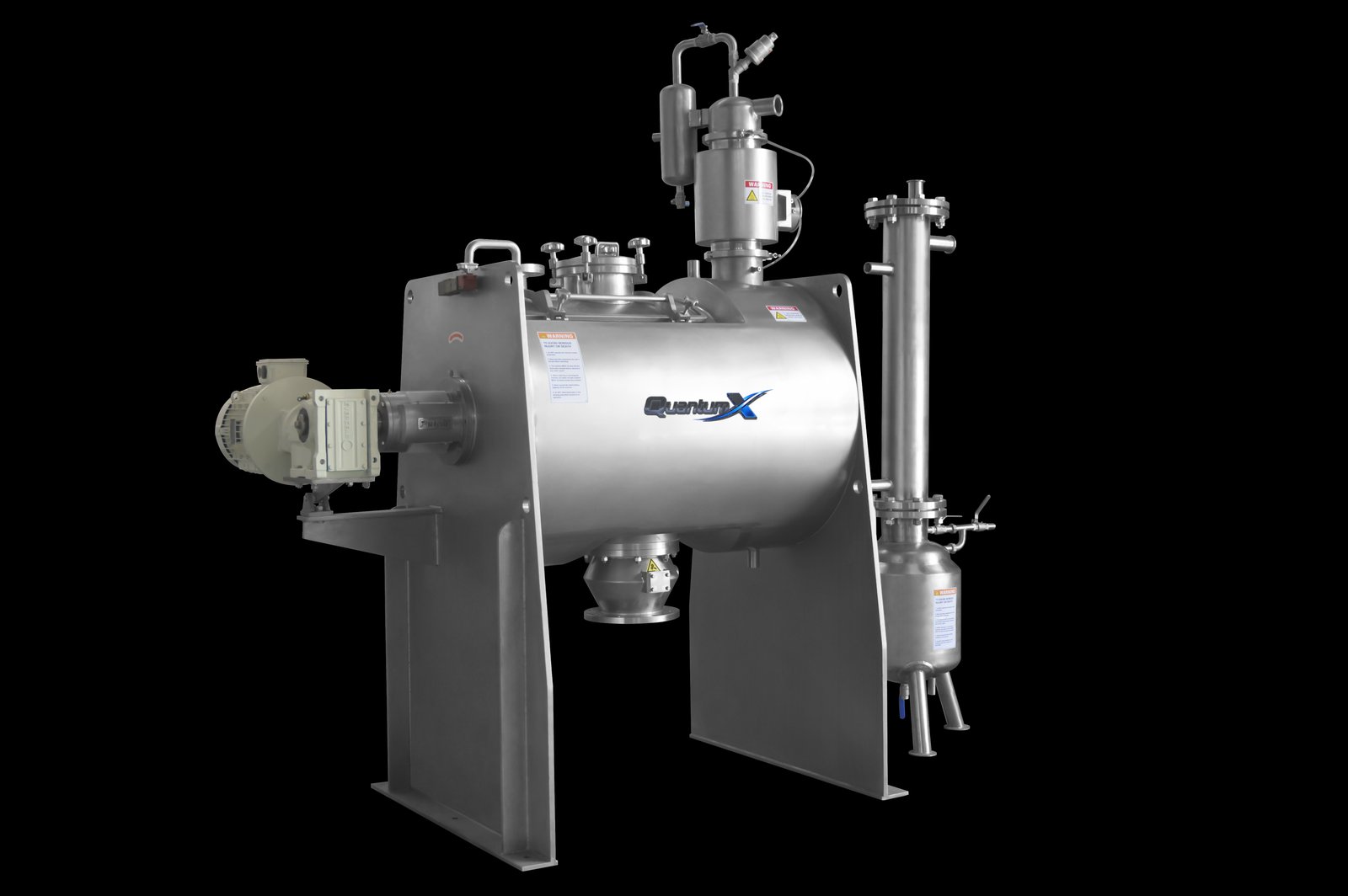 QuantumX vacuum paddle mixer dryer jacketed vessel