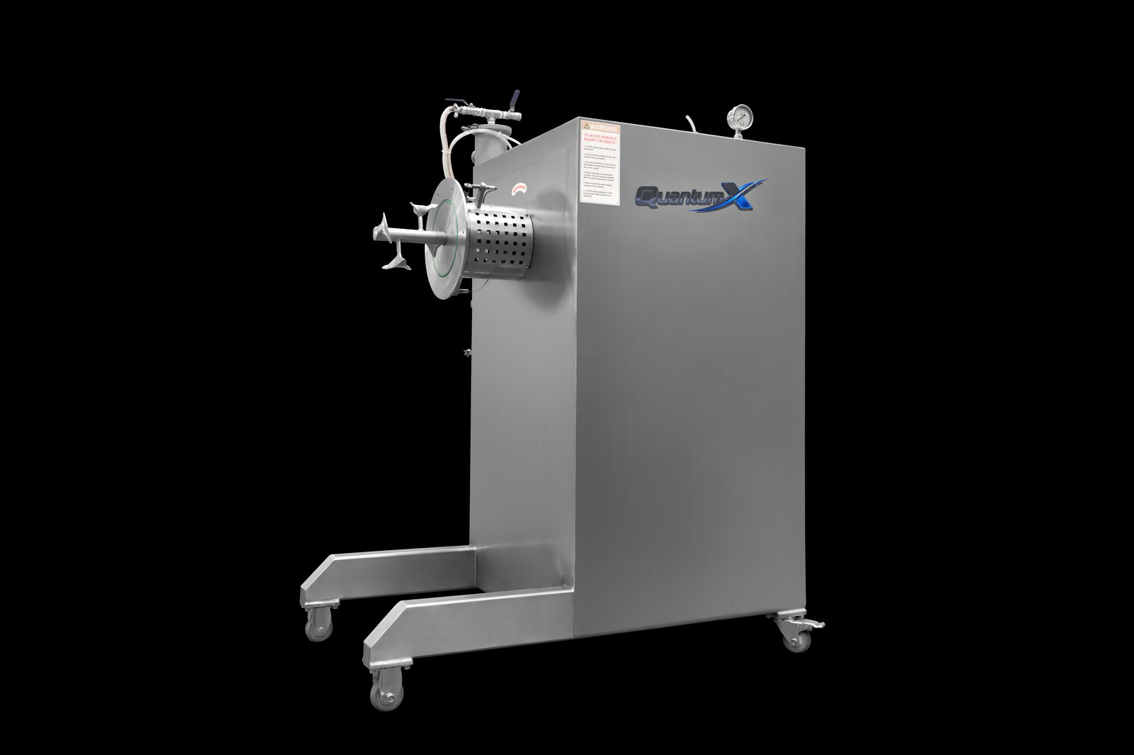 QuantumX mobile vacuum plow mixer dryer unit