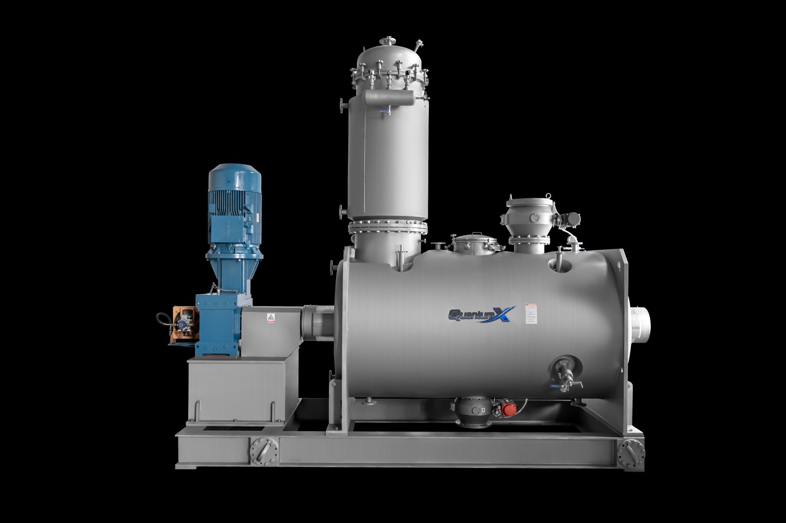 QuantumX production vacuum plow mixer dryer dust filter