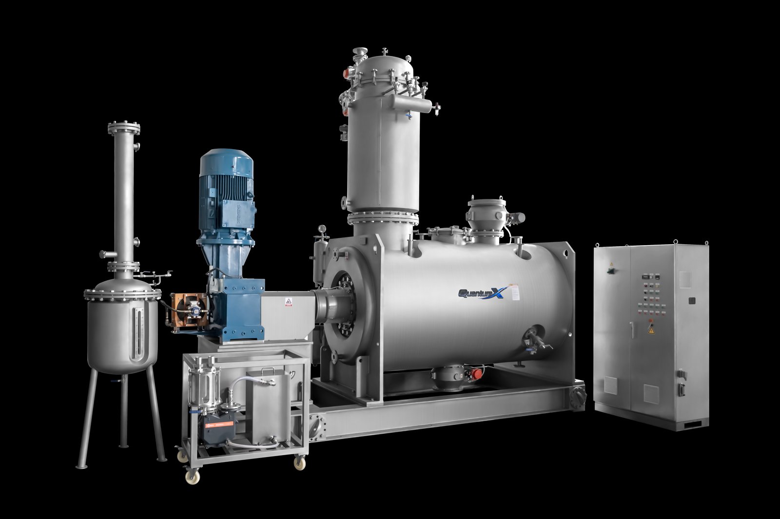 QuantumX vacuum plow mixer dryer solvent recovery line