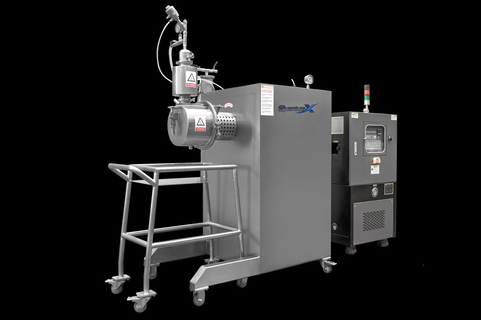 QuantumX vacuum plow mixer dryer thermal oil skid