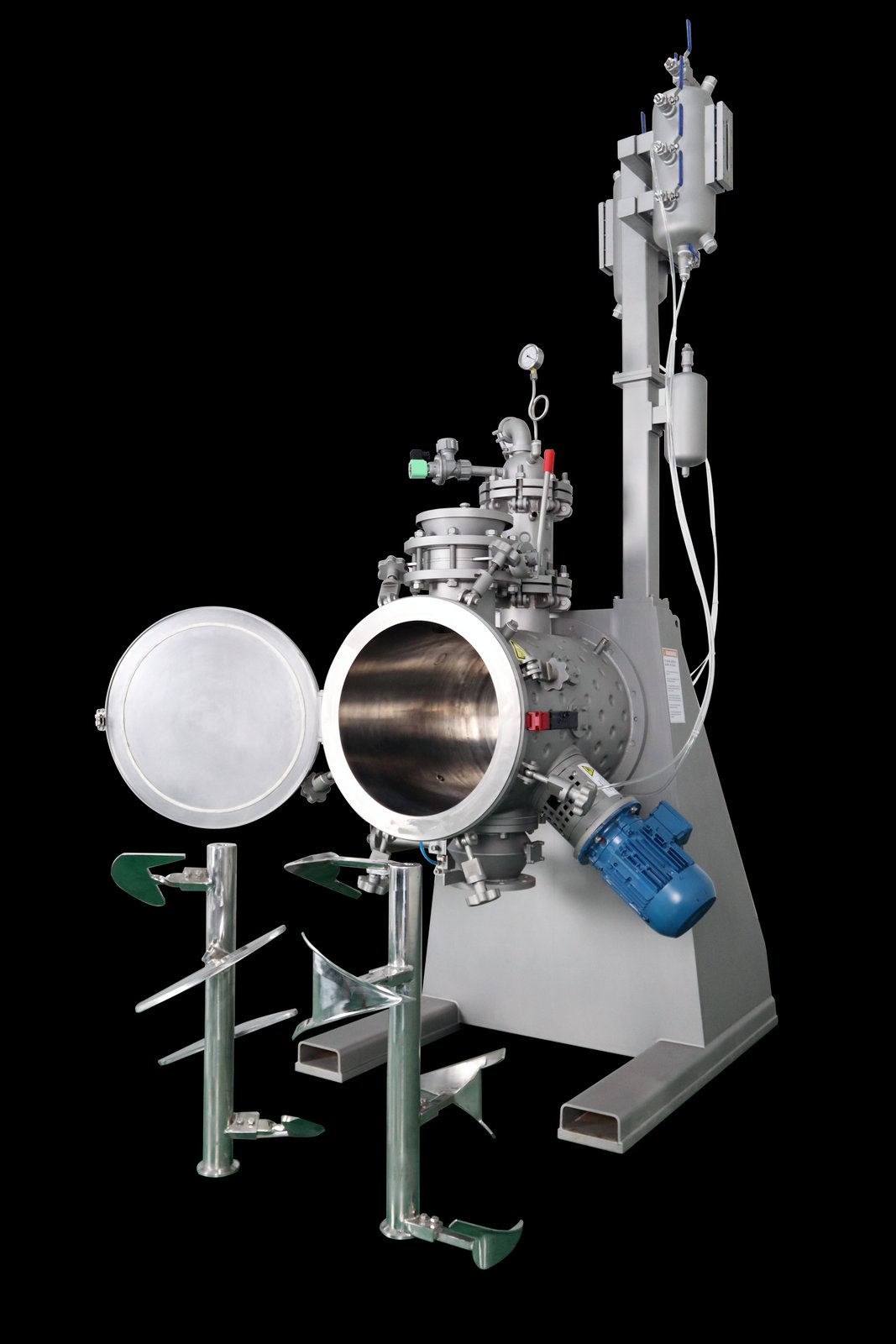 QuantumX vacuum plow mixer interchangeable plow tools