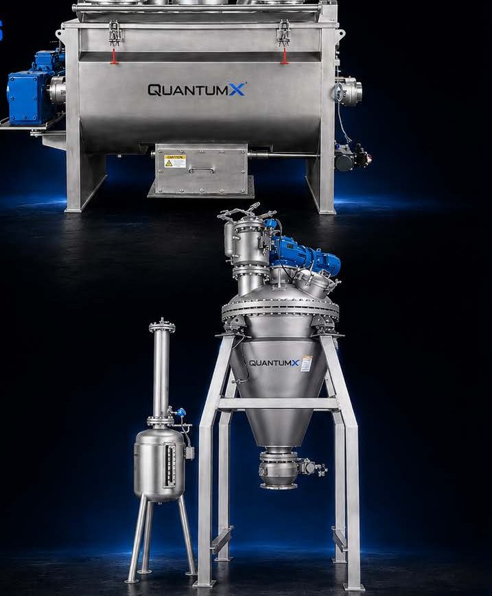QuantumX vacuum ribbon mixer